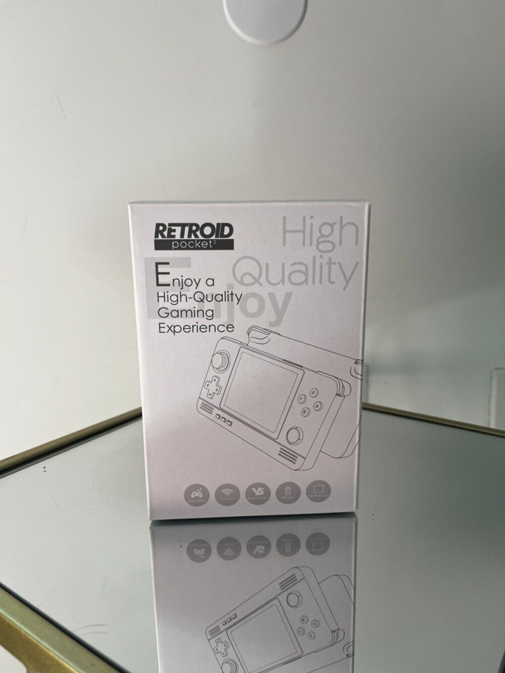 Retroid Pocket 2 Handheld Gaming Console in Gray